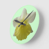 Horloge Ronde Clock de Wall Daffodil (Angle)