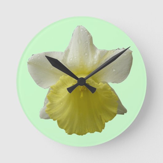 Horloge Ronde Clock de Wall Daffodil (Recto)