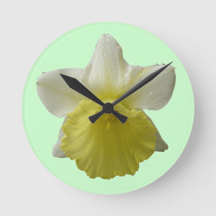 Horloge Ronde Clock de Wall Daffodil