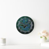 Horloge Ronde Clock de Wall Dragon (Maison)