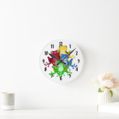 Horloge Ronde Clock de Wall Frog (Maison)