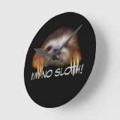 Horloge Ronde Clock de Wall Sloth (Angle)