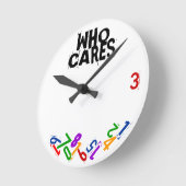 Horloge Ronde Clock de Who Cares (Angle)