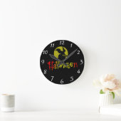 Horloge Ronde Clock d'Halloween (Maison)