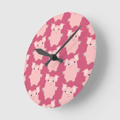 Horloge Ronde Clock du Mur de Pigs (Angle)
