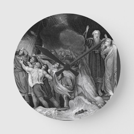 Horloge Ronde Clock du Tempest (Recto)