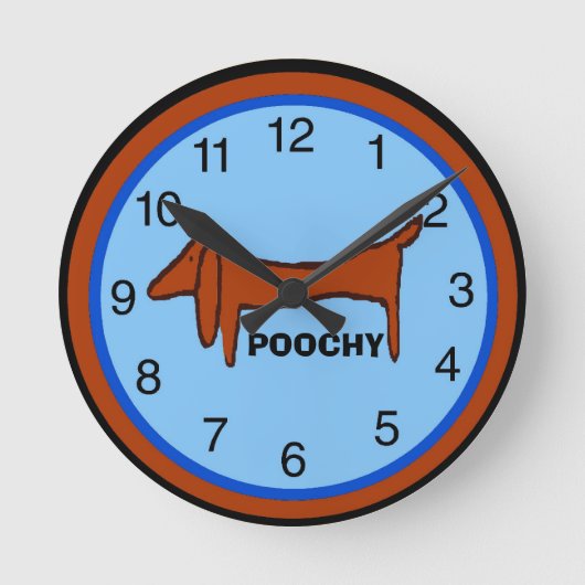 Horloge Ronde Clock, edit name (Recto)