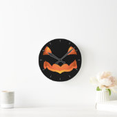 Horloge Ronde Clock Halloween Jack-O-Lantern (Maison)