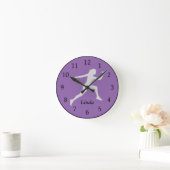 Horloge Ronde Clock Personalize, Clock For Gym, Clock For Runner (Maison)