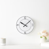 Horloge Ronde Clock personnalisable avec Numbers (Maison)
