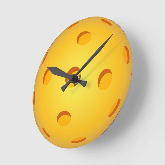 Horloge Ronde Clock Pickleball (Angle)