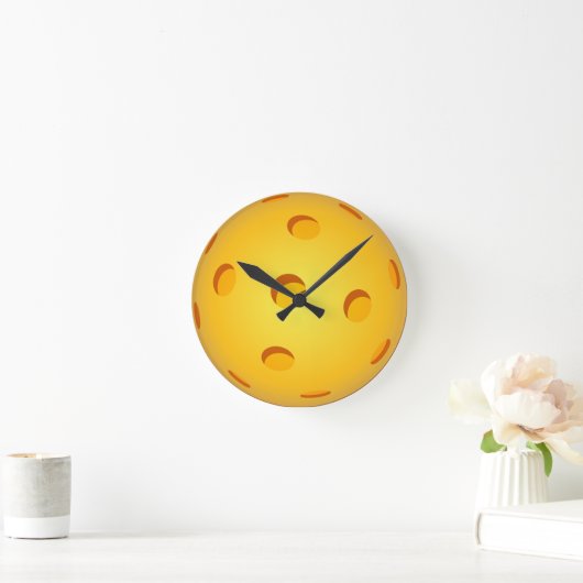 Horloge Ronde Clock Pickleball (Maison)