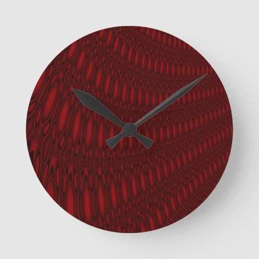 Horloge Ronde Clock Red Octopus Tentacles (Recto)