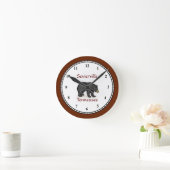 Horloge Ronde Clock Sevierville (Maison)