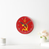 Horloge Ronde Clock Soviet volait Bubble Design (Maison)