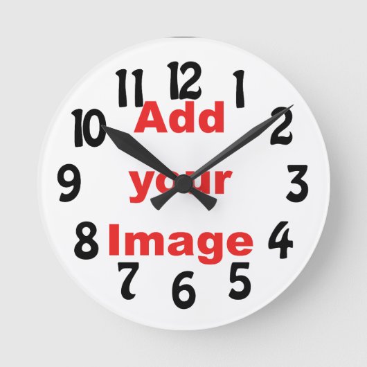 Horloge Ronde Clock template (Recto)