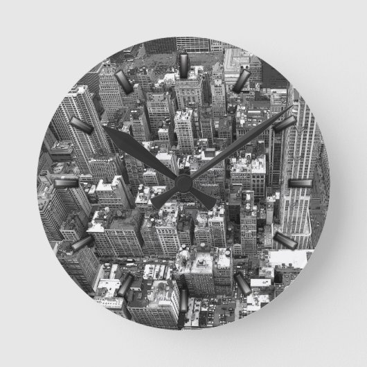 Horloge Ronde Clock Toxits Decor NY Wall Clock (Recto)