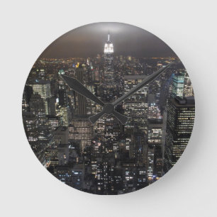 Horloge Ronde Clock Toxits Decor NY Wall Clock