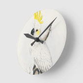 Horloge Ronde Clock Yellow (Angle)