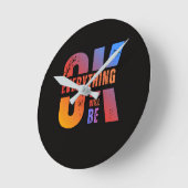 Horloge Ronde Clockify your Style (Angle)