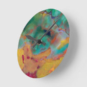 Horloge Ronde Close de Noël (Angle)