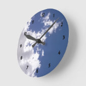 Horloge Ronde Cloud fire (Angle)