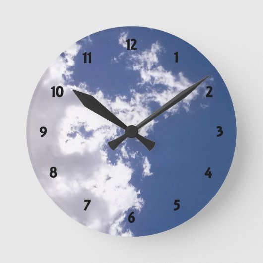 Horloge Ronde Cloud fire (Recto)