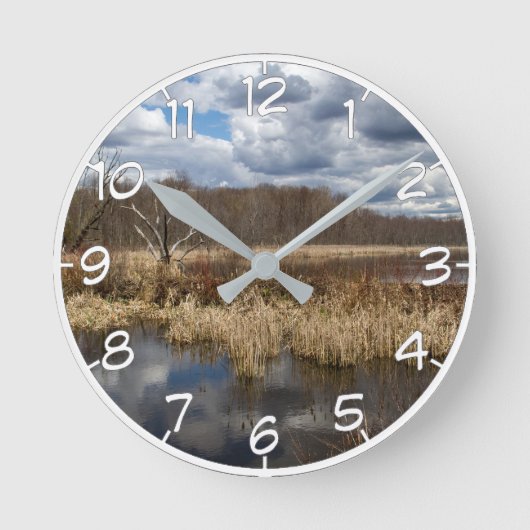 Horloge Ronde Cloudscape (Recto)
