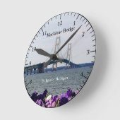 Horloge Ronde Club de bridge de Mackinac (Angle)