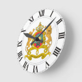 Horloge Ronde Coat d'Arms (Angle)