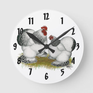 Horloge Ronde Cochin Columbian Bantams