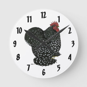 Horloge Ronde Cochin : Coq mouillé
