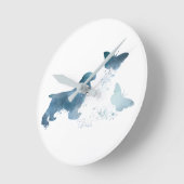 Horloge Ronde Cocker spaniel (Angle)