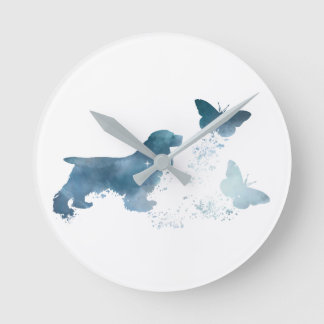 Horloge Ronde Cocker spaniel