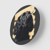 Horloge Ronde Cocker Spaniel (Angle)