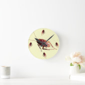 Horloge Ronde Cockroach croquant (Maison)
