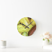 Horloge Ronde Cocoa pods (Maison)