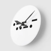 Horloge Ronde Code de Morse (Angle)