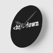 Horloge Ronde code HTML (Angle)