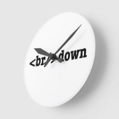 Horloge Ronde code HTML (Angle)
