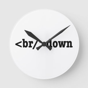 Horloge Ronde code HTML