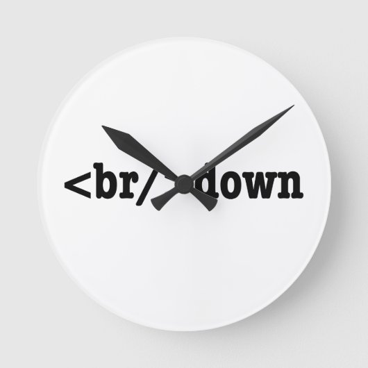 Horloge Ronde code HTML (Recto)
