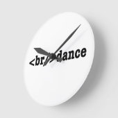 Horloge Ronde code HTML de rupture (Angle)