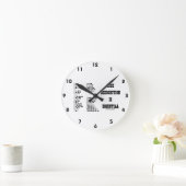 Horloge Ronde Code Recognition Is Essential (Code Morse) (Maison)