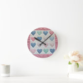 Horloge Ronde Coeur (Maison)