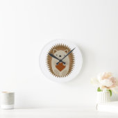 Horloge Ronde Coeur de hérisson (Maison)