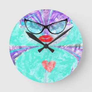 Horloge Ronde Coeur parfait