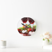 HORLOGE RONDE COEURS D'AMOUR (Maison)