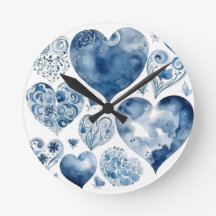 Coeurs en Delft Blue