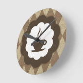 Horloge Ronde coffee (Angle)